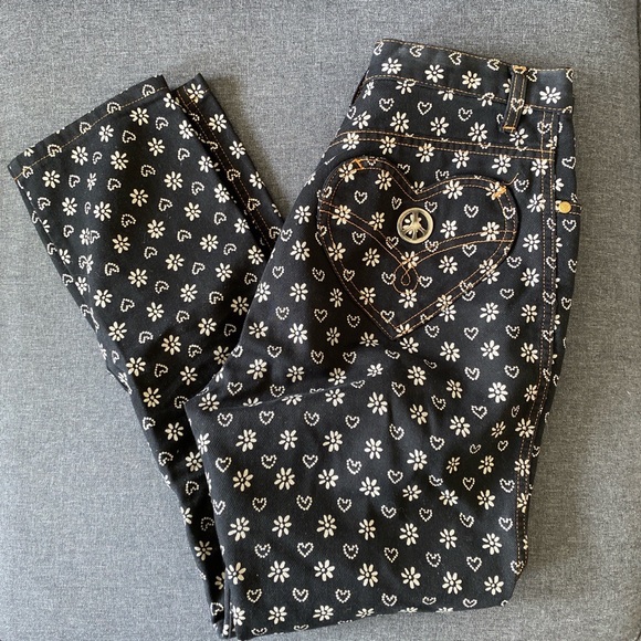 Vintage Moschino floral denim - Picture 2 of 4